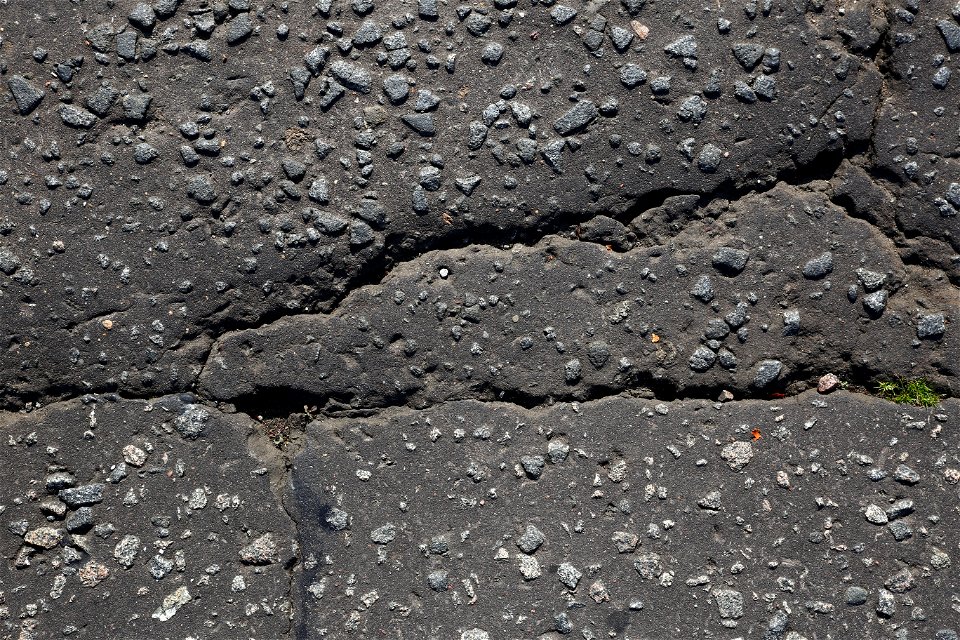 Road Asphalt Damaged photo