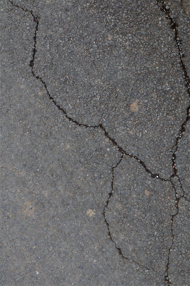 Road Asphalt Damaged photo