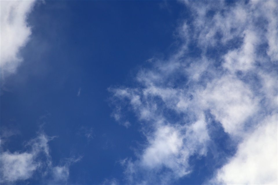 Sky Blue White Clouds photo