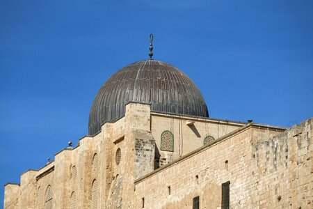 Historic center mosque temple mount