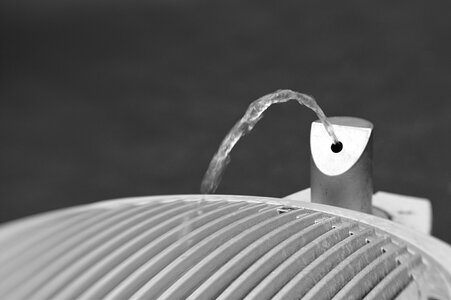 Berlin fountain drinking water photo