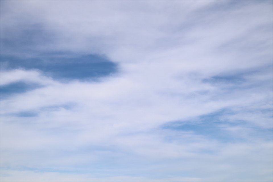 Sky Blue White Clouds photo