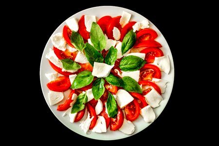 Salad appetizer garnish