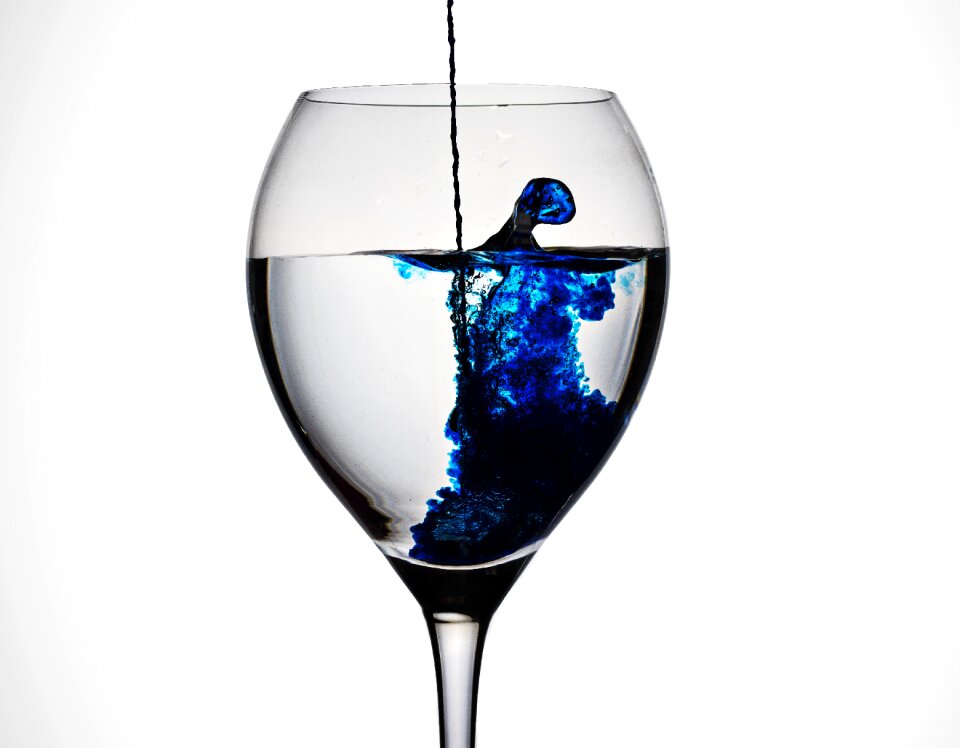 Drip inkwell water