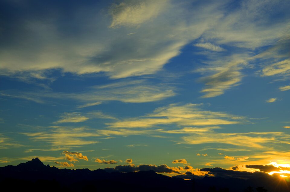 Evening outdoors nature