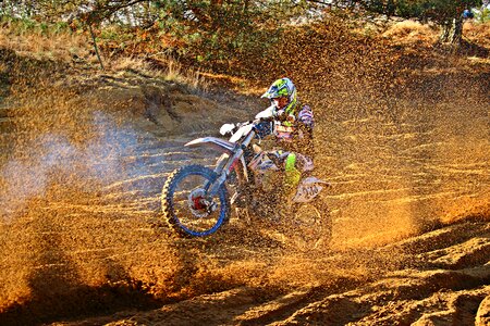 Motorcycle sport driver motorcycle