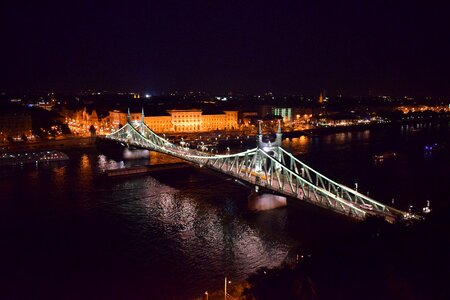 City in the evening budapest photo