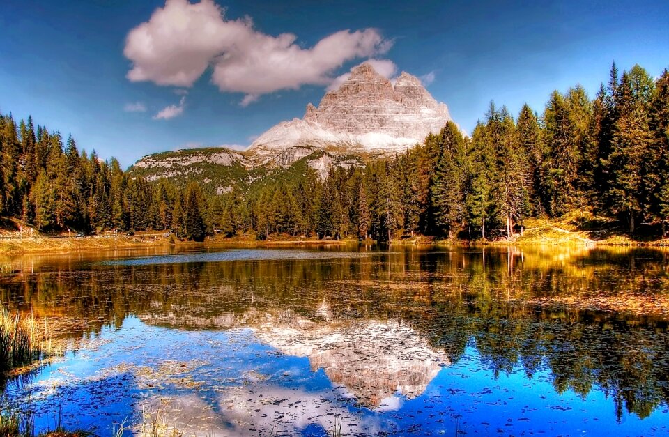 Landscape alpine misurina