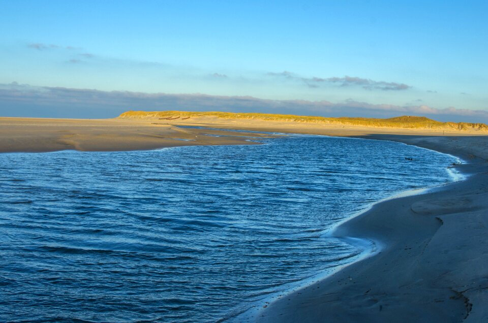 Winter blue water vogelbroedgebied