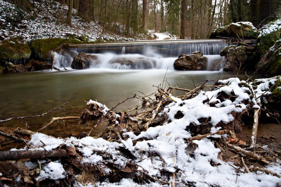 Bach waterfall landscape