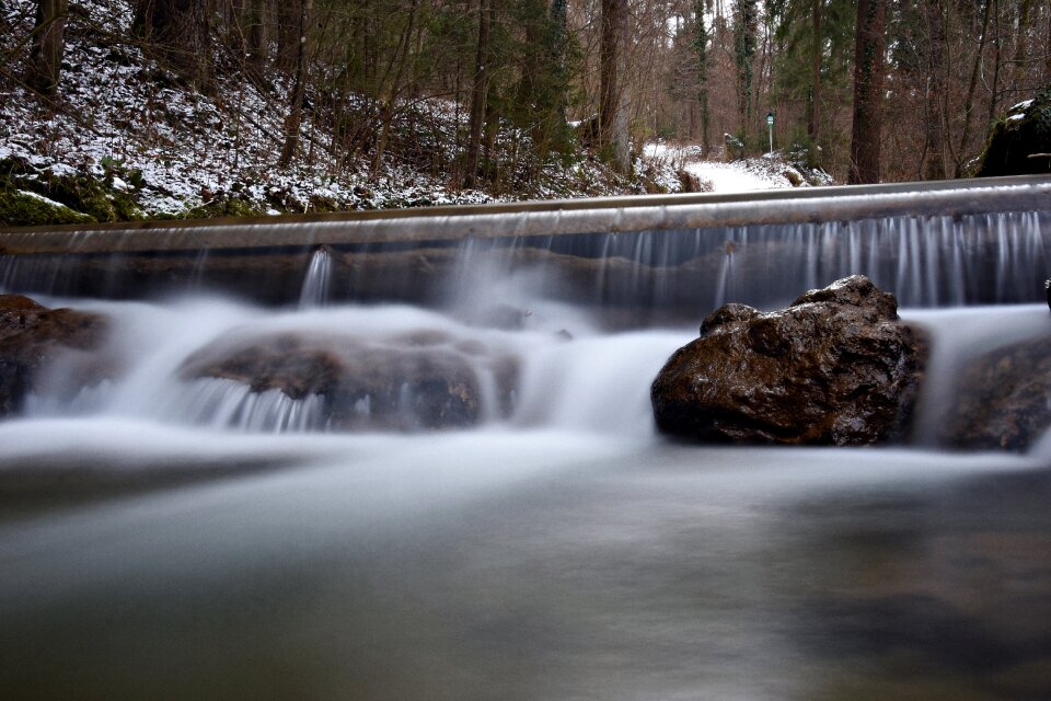 Bach waterfall landscape