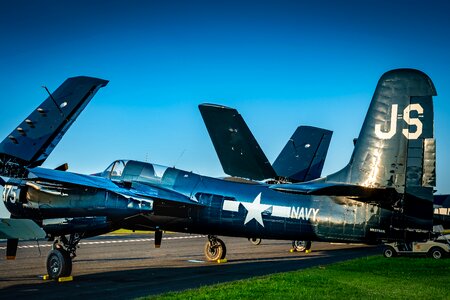 Military fighter vintage photo