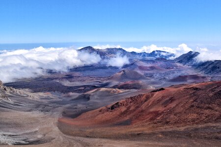 Island volcano haleakala national park photo