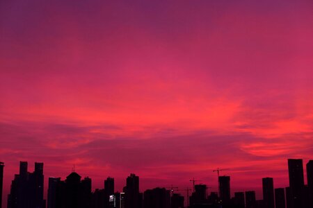 Life shenzhen sunset photo