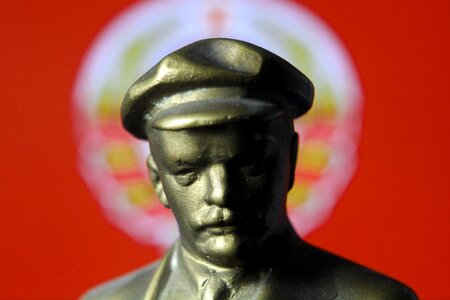 Communism the statue cap photo