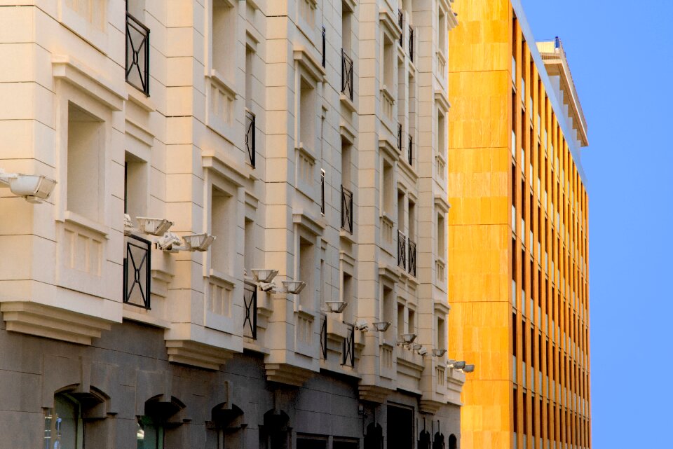 Architecture modern city