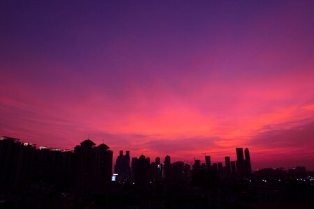 Life shenzhen sunset photo