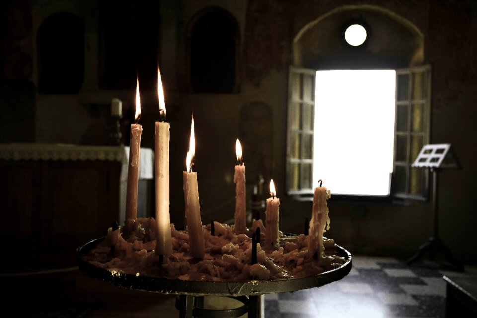 Spirituality candlestick ornament