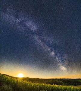 Star night starry sky photo