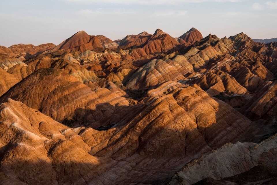 The scenery danxia scenery