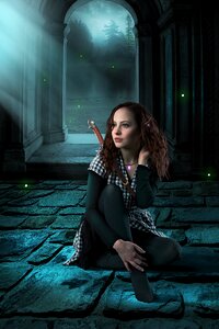 Female mysticism magic photo