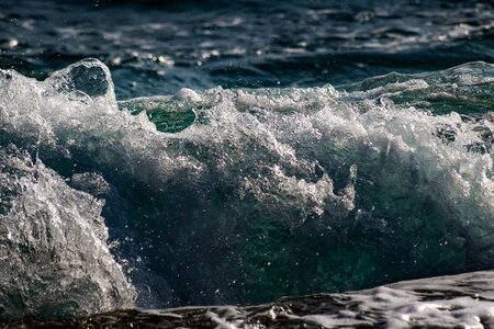 Sea water surf photo