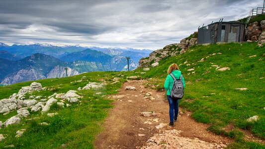 Mountain hike landscape nature
