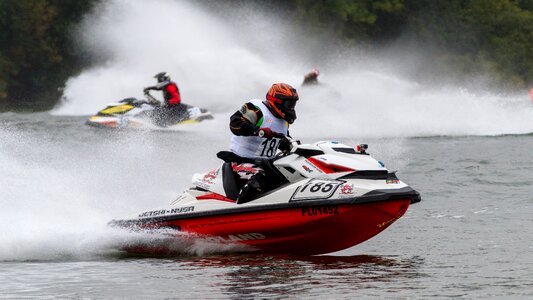 Water sports racing jetski race photo