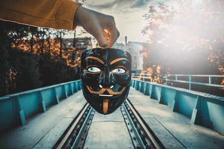 Person view mysterious