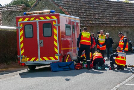 Relief rescuer truck photo