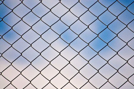 Fence pattern prison photo