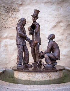 Old antique fountain photo