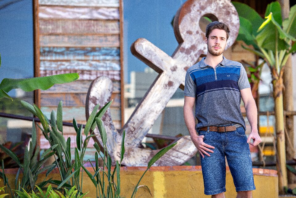 Model person shirt