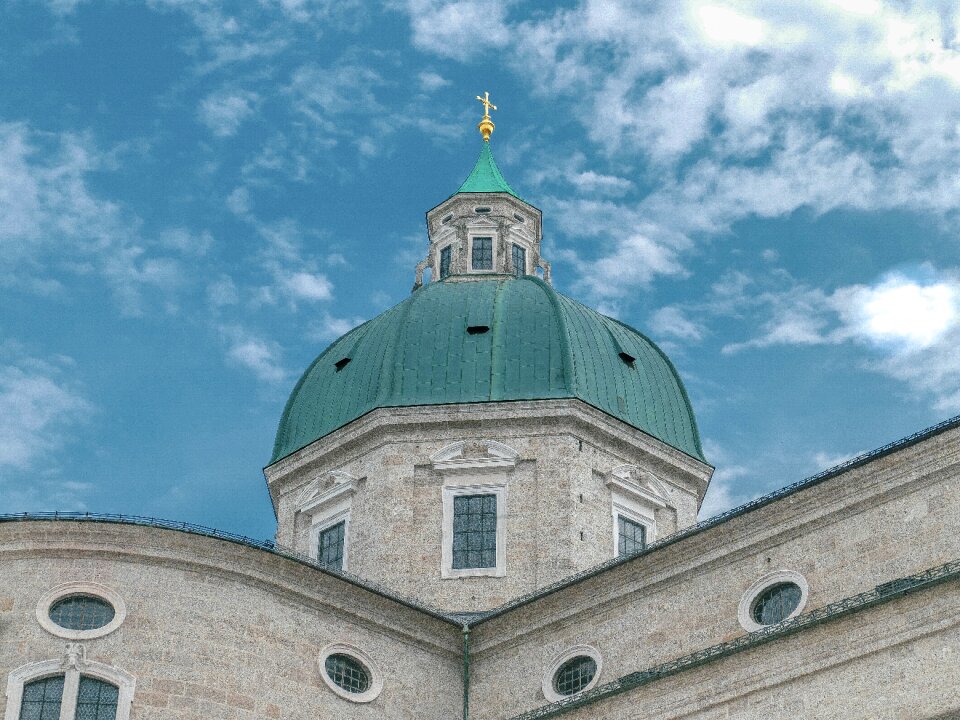 Urban tower facade photo