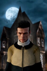 Halloween creepy bates hotel