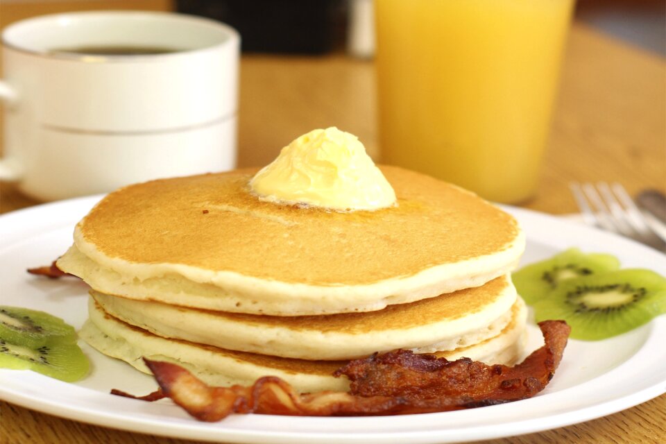Breakfast flour tasty