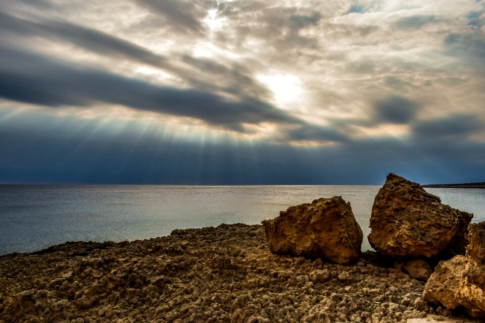 Nature sea landscape