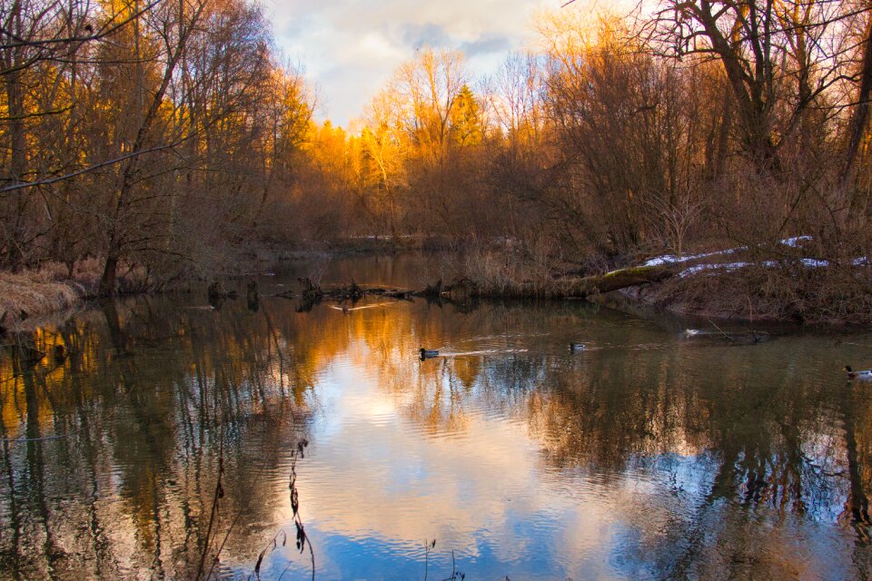 Nature mood abendstimmung
