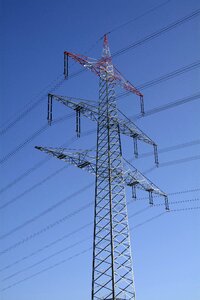 Current electricity high voltage photo