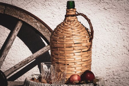 Wine historically bottle photo