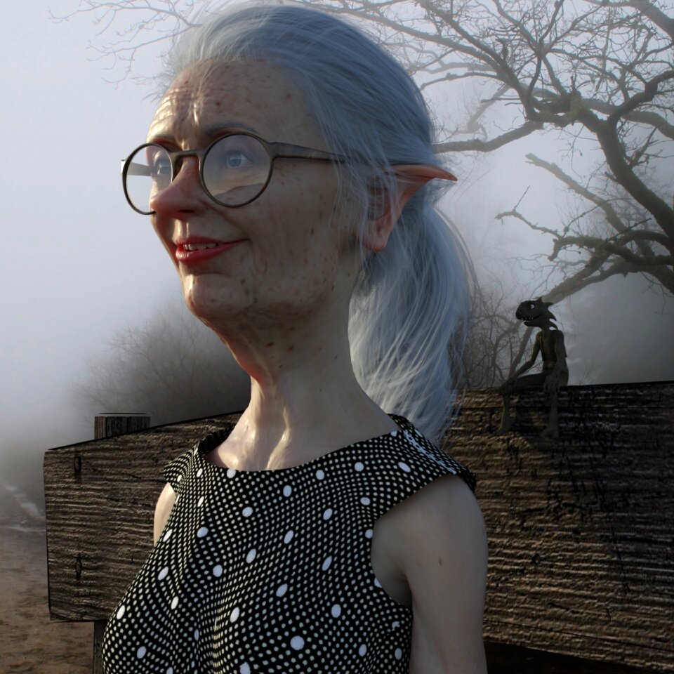 Fantasy fold glasses