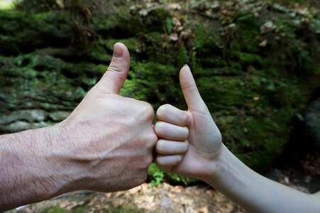 Hand farewell welcome
