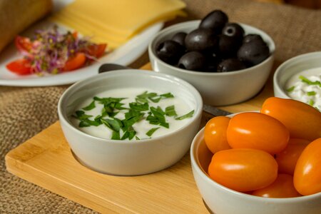 Healthy meal dinner