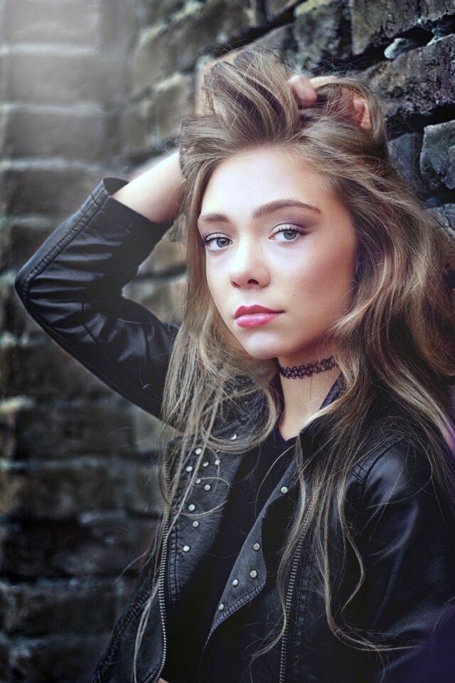 Portrait face young