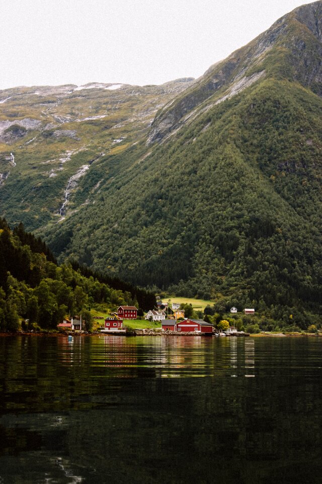 Nature mountains water