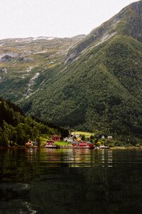 Nature mountains water photo