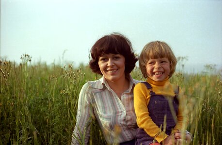 Child summer smile