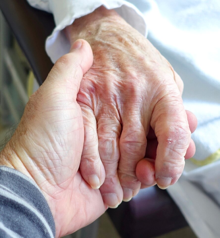 Sympathy senior elderly