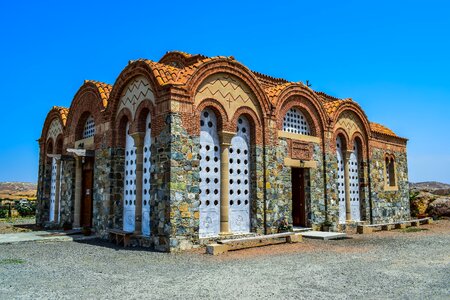 Building monastery stone photo