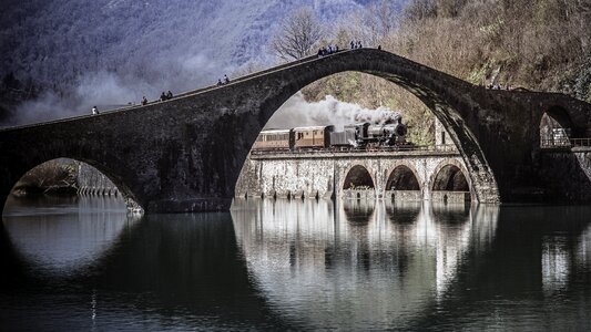 Bridge locomotive trip